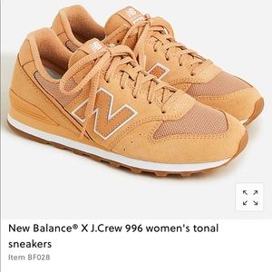 J Crew X New Balance 996 sneaker Size 8